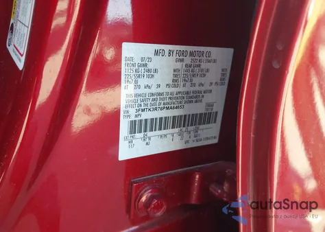 2023 Ford Mustang Mach-E Premium from USA, damaged, VIN 3FMTK3R76PMA64653